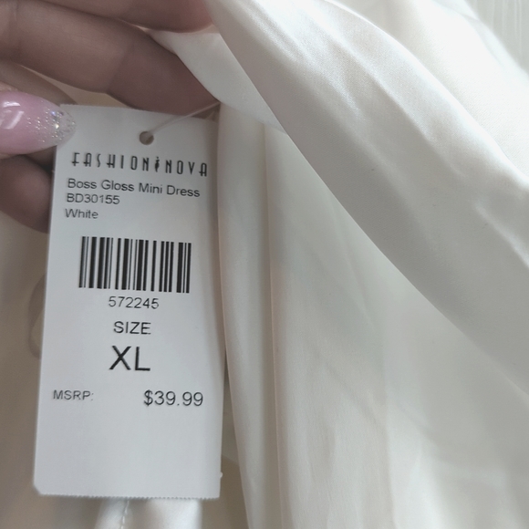 🤍Satin Mini Dress - Picture 11 of 12